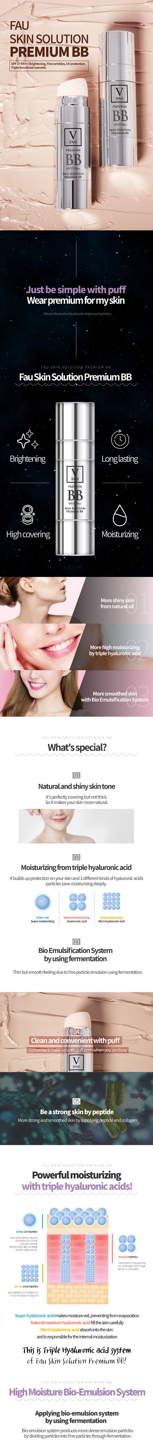 FAU Skin Solution Premium BB Cream Information 1